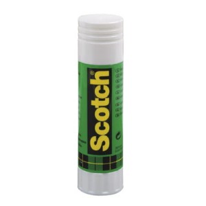 Klej biurowy Scotch® "Office", biały, w sztyfcie, w display'u, 8g
