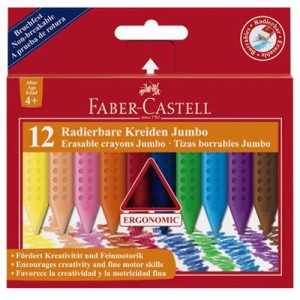 KREDKI GRIP TRÓJKĄTNE 12-KOL. OP. KARTON FABER CASTELL