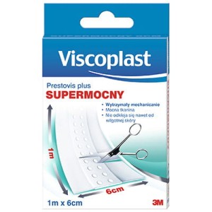 Tkaninowy plaster opatrunkowy o rozmiarze 1mx6cm