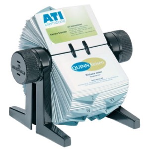 Wizytownik/Kartoteka obrotowa VISIFIX cubo na 300 wizytówek Durable