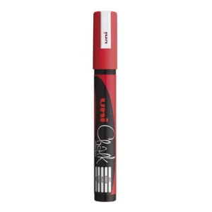 Marker z farbą kredową CHALK PWE-5M czerwony UNI 