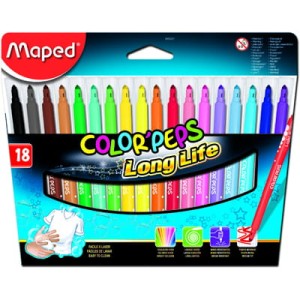 FLAMASTRY COLORPEPS TRÓJKĄTNE 18 SZT 