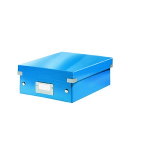 Pudło z przegródkami Leitz C&S, niebieski (143 x 136 x 352)