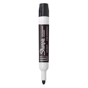 Marker do tablic suchościeralnych czarny okrągły Sharpie