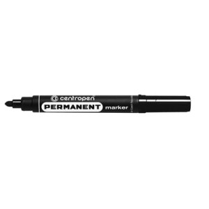 Marker permanentny Centropen czarny okrągły