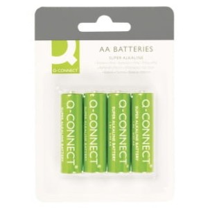 Baterie super-alkaliczne Q-CONNECT AA, LR06, 1,5V, 4szt.