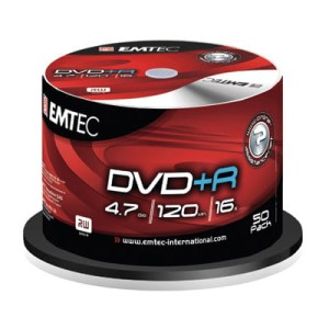 Dysk Emtec DVD-R 4,7GB 16X CB opak. 25szt.