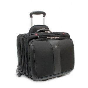 Torba pilotka WENGER Patriot, 17", zestaw 2w1, 430x410x310mm, czarna/szara