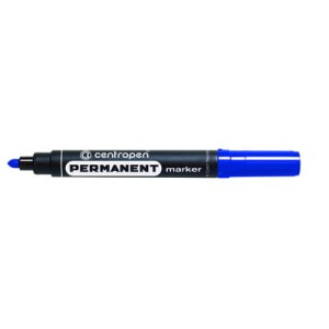 Marker permanentny Centropen niebieski okrągły