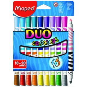FLAMASTRY COLORPEPS DUO-DWUSTRONNE 10 SZT - 20 KOLORÓW (12)