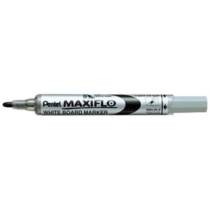 Marker z tłoczkiem do tablic Pentel MWL5S czarny