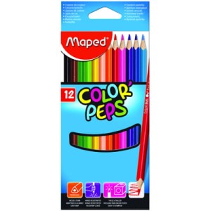 KREDKI TRÓJKĄTNE COLORPEPS 12 SZT (12)