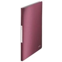 Album ofertowy 20 koszulek Leitz Style, ciemnoczerwony