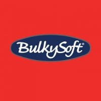 BulkySoft Serwetki 24x24, 2 warstwy 100 sztuk czerwony
