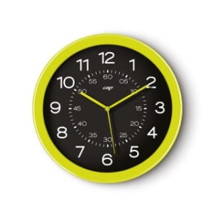 Zegar ścienny CEP Pro Gloss, 30cm, żółty
