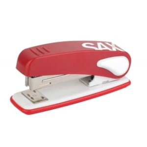 ZSZYWACZ SAX239 DESIGN, ZSZYWA DO 25 KARTEK, DISPLAY, CZERWONY