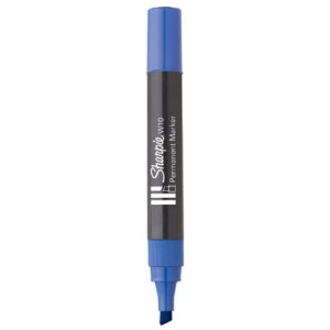 Marker permanentny W10 SHARPIE niebieski ścięty